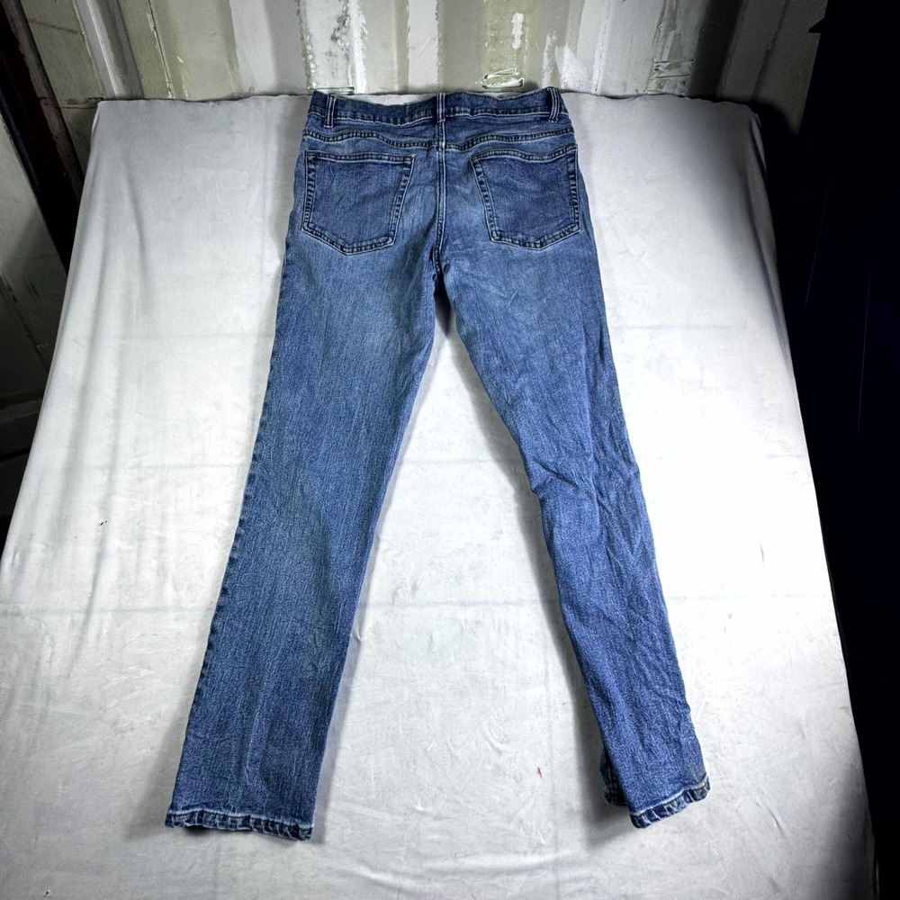 Sonoma Jeans Mens 32x32 Blue Denim Medium Wash Travel Straight Leg Regular Fit